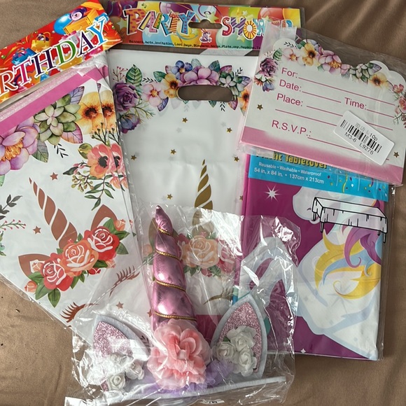 🦄BIRTHDAY PARTY🦄Unicorn Ultimate B-Day Party Pack🦄 - Picture 3 of 9